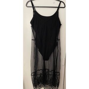 H&MxCoachella Lace Dress with Bodysuit
